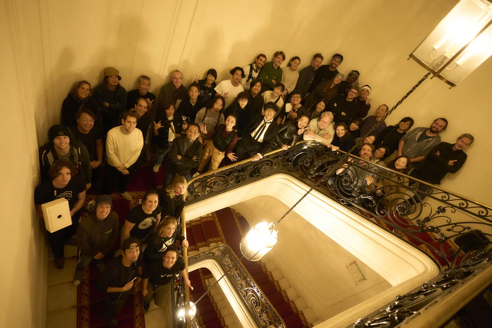 Equipe cast and crew du long metrage Rohan au Louvre