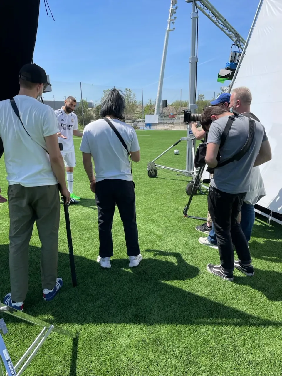 Coulisses publicite Benzema Real Madrid