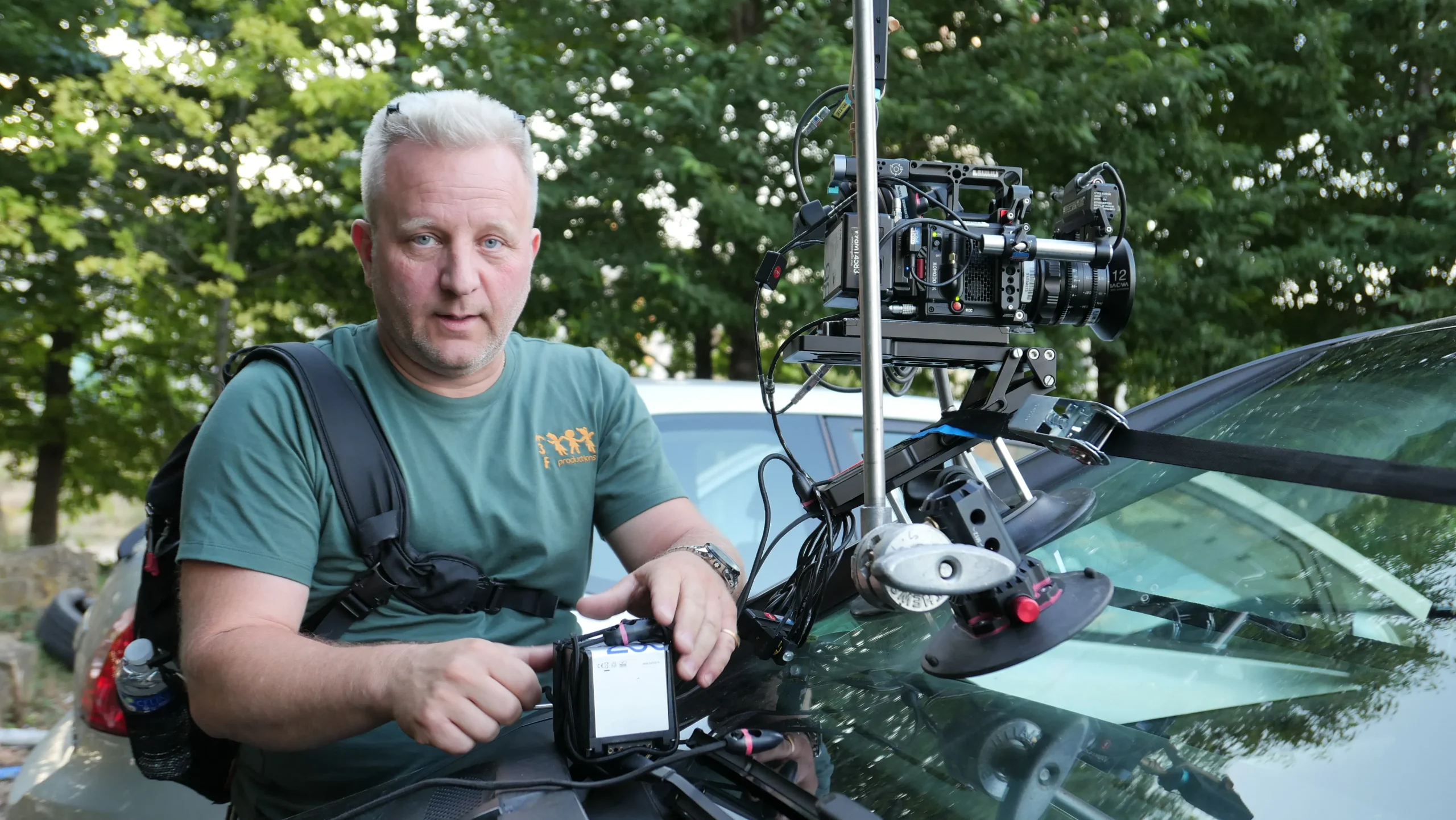 Grip-Techniker — Drehvorbereitung